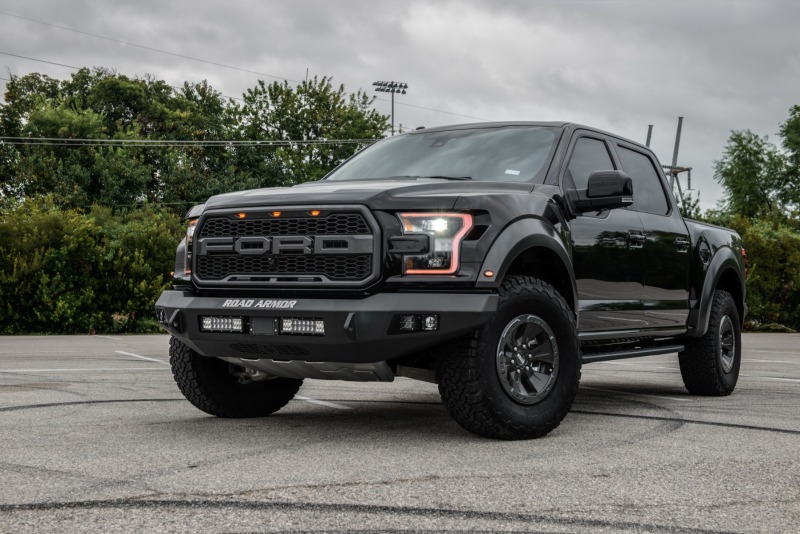 Ford Raptor Bumper - Front - Road Armor - Stealth Non-Winch - Tex Blk - `17-`20